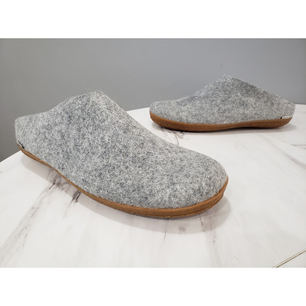 NEW NO BOX SIZE 16 Glerups Felt Slippers With Rubber Sole 006 House Shoes Mens